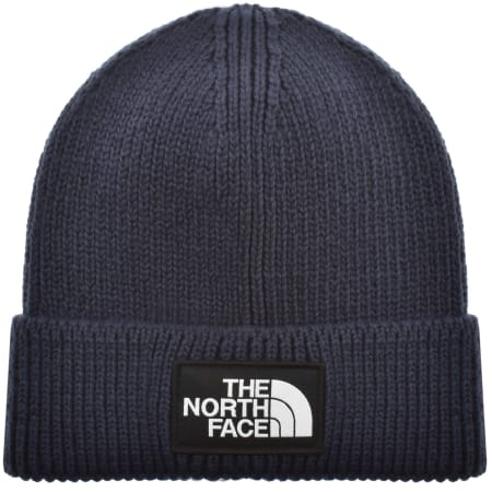 Product image for The North Face Logo Beanie Hat Navy
