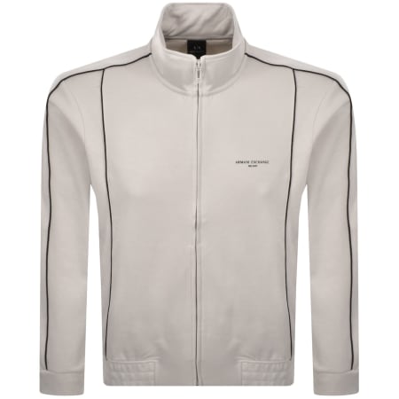 Product image for Armani Exchange Full Zip Sweatshirt Off White