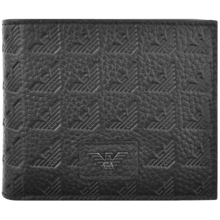 Product image for Emporio Armani Leather Bifold Wallet Black