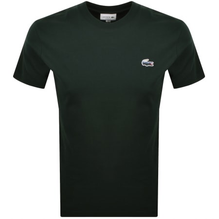 Product image for Lacoste Croc Logo T Shirt Green
