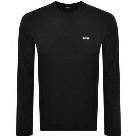 Product image for BOSS Long Sleeved T Shirt Black