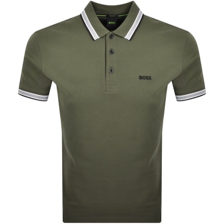 Product image for BOSS Paddy Polo T Shirt Green