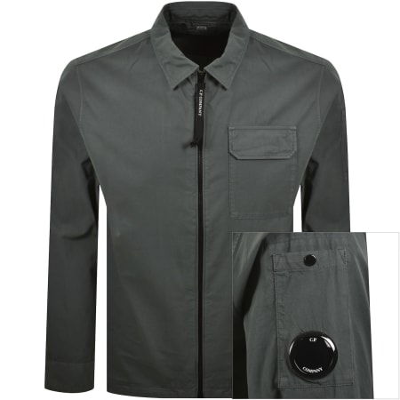 Product image for CP Company Gabardine Overshirt Grey