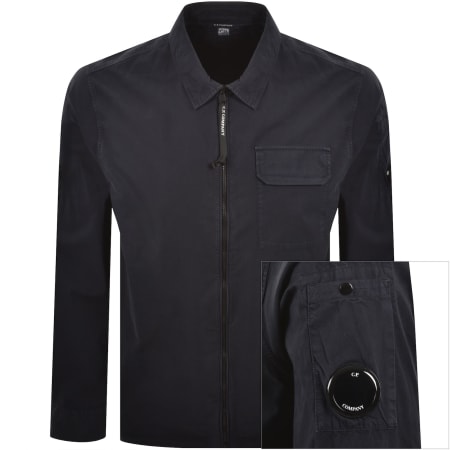Product image for CP Company Gabardine Overshirt Navy