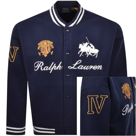 Product image for Ralph Lauren Bomber Sweatshirt Navy