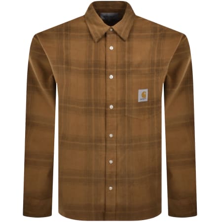 Product image for Carhartt WIP Wilber Shirt Hamilton Brown