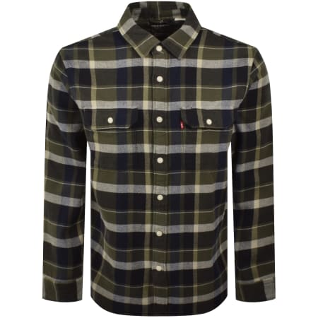 Product image for Levis Jackson Worker Long Sleeve Shirt Green