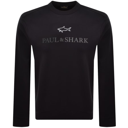 Product image for Paul And Shark X-Soft Logo Sweatshirt Black