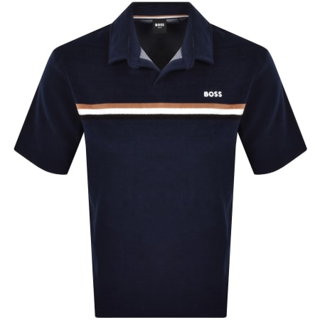 Product image for BOSS Iconic Polo Shirt Navy