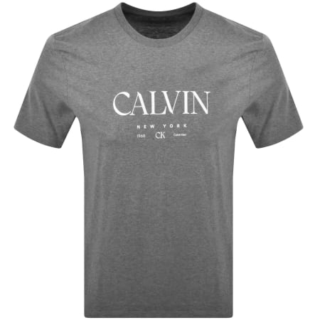 Product image for Calvin Klein Graphic T Shirt Grey