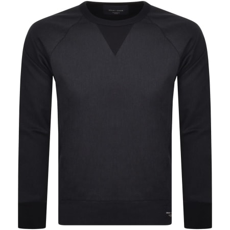 Product Image for Replay Crew Neck Denim Sweatshirt Grey