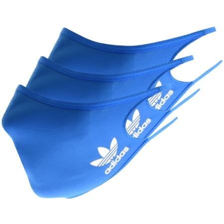 Product Image for adidas Originals Three Pack Face Masks Blue
