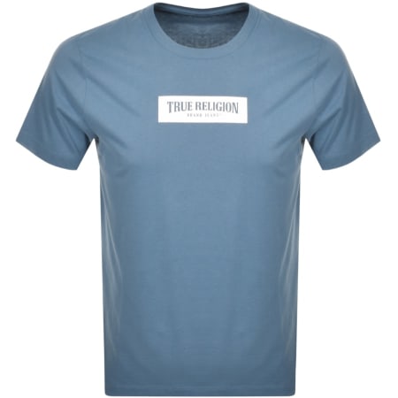 Product Image for True Religion Box Logo T Shirt Blue