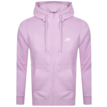 Product Image for Nike Full Zip Club Hoodie Lilac