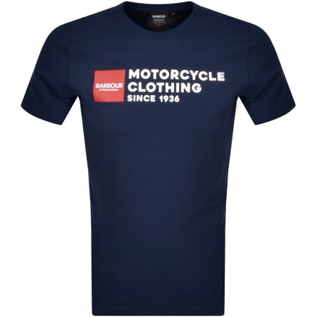 Product Image for Barbour International Small Block T Shirt Blue