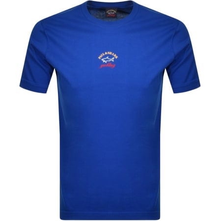 Product Image for Paul And Shark Logo T Shirt Blue