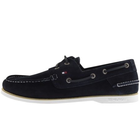 Product Image for Tommy Hilfiger Classic Suede Boatshoe Navy