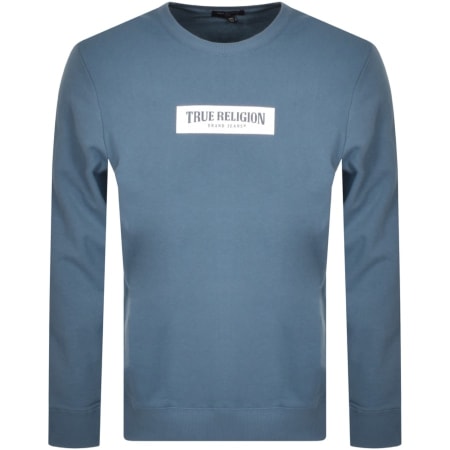 Product Image for True Religion Crew Neck Sweatshirt Blue