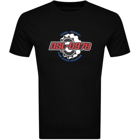 Product Image for Diesel T Diegos K21 Short Sleeved T Shirt Black