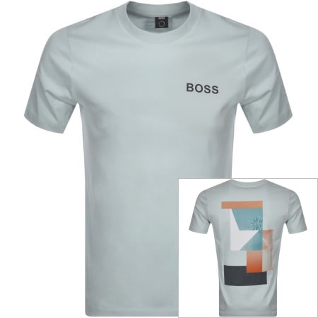 Product Image for BOSS Tiburt 243 Logo T Shirt Green