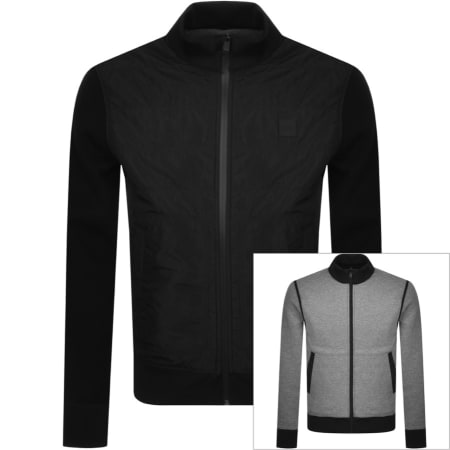 Product Image for BOSS Reversible Full Zip Sweatshirt Black