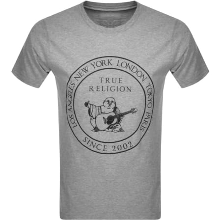 Product Image for True Religion Buddha Stamp T Shirt Grey