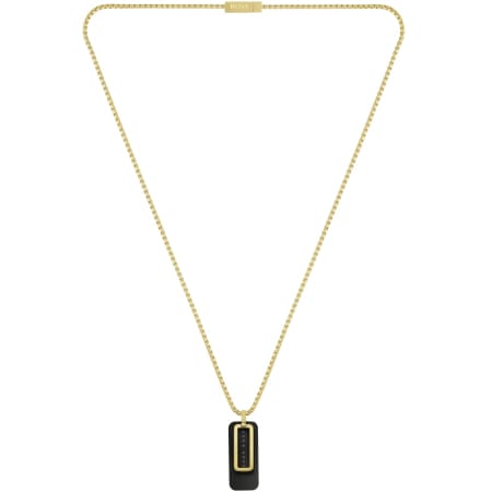 Product Image for BOSS Double Pendant Necklace Gold
