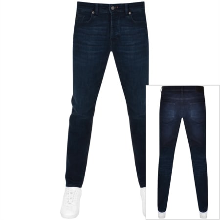 Product Image for BOSS Taber Tapered Fit Jeans Blue