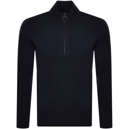 Product Image for Barbour Holden Half Zip Knit Jumper Navy