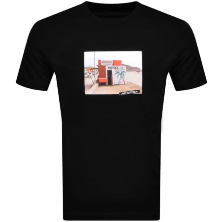 Product Image for Diesel T Tubolar Logo T Shirt Black