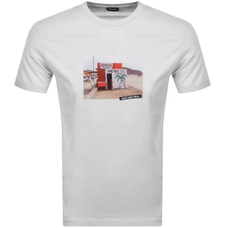 Product Image for Diesel T Tubolar Logo T Shirt White