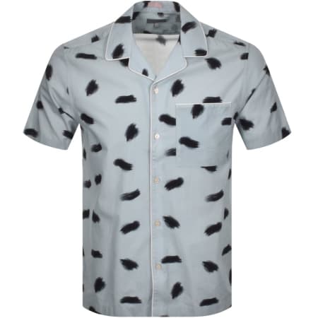 Product Image for Ted Baker Brush Stroke Shirt Blue