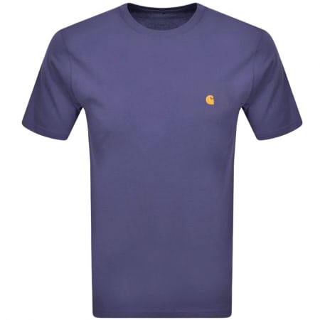 Product Image for Carhartt Chase Short Sleeved T Shirt Purple