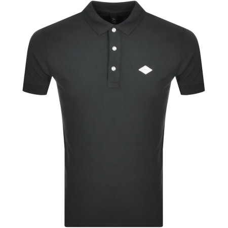 Product Image for Replay Short Sleeved Logo Polo T Shirt Grey