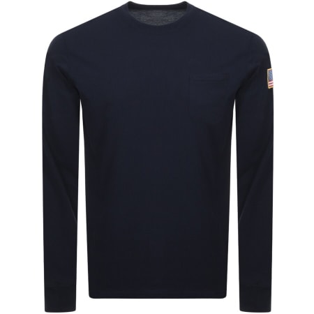 Product Image for Alpha Industries Long Sleeve NASA T Shirt Blue