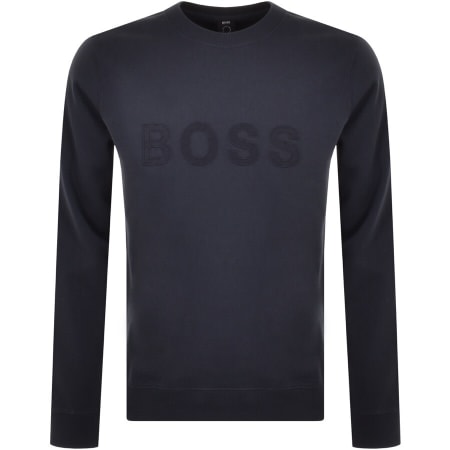 Product Image for BOSS Welogo Sweatshirt Navy