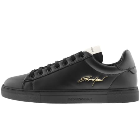 Product Image for Emporio Armani Logo Trainers Black