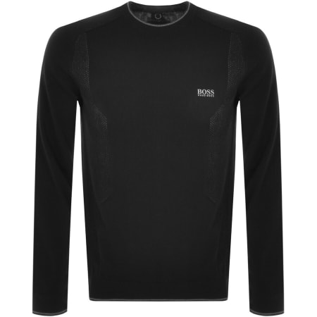 Product Image for BOSS Rovan Knitted Jumper Black