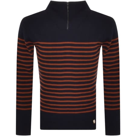 Product Image for Armor Lux Half Zip Knit Jumper Navy