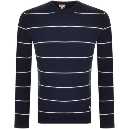 Product Image for Armor Lux Striped Knit Jumper Navy