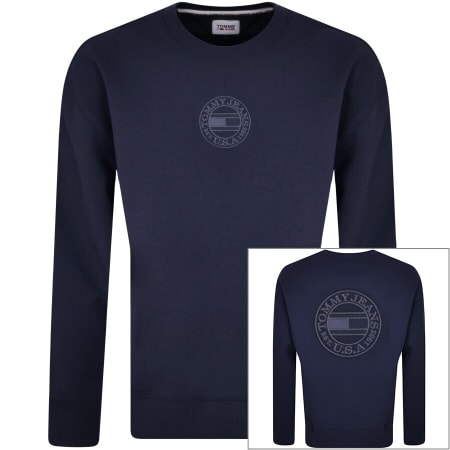 Product Image for Tommy Jeans Circular Logo Sweatshirt Navy