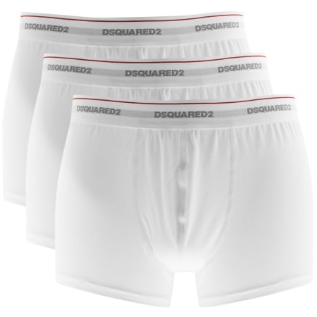 Product Image for DSQUARED2 Underwear Triple Pack Trunks White
