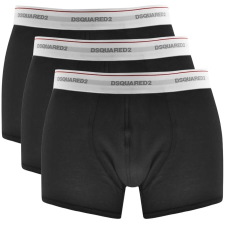 Product Image for DSQUARED2 Underwear 3 Pack Trunks Black