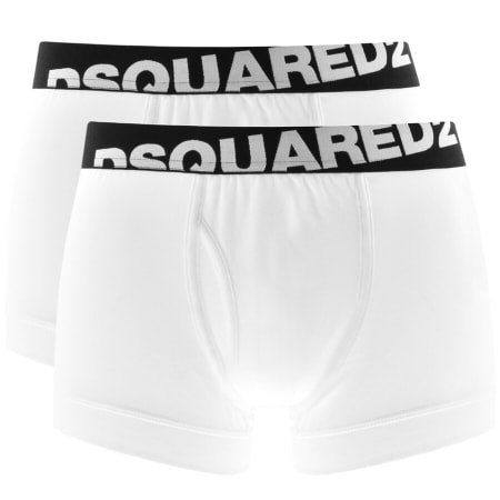 Product Image for DSQUARED2 Underwear Double Pack Trunks White