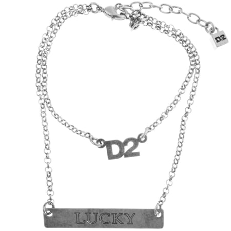 Product Image for DSQUARED2 Two Chain Bracelet Silver