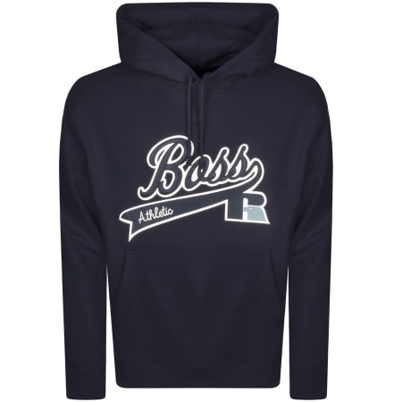 Product Image for BOSS X Russell Athletic Safa Hoodie Navy