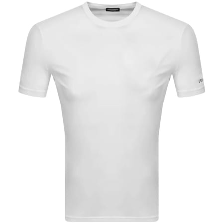 Product Image for DSQUARED2 Logo Short Sleeved T Shirt White