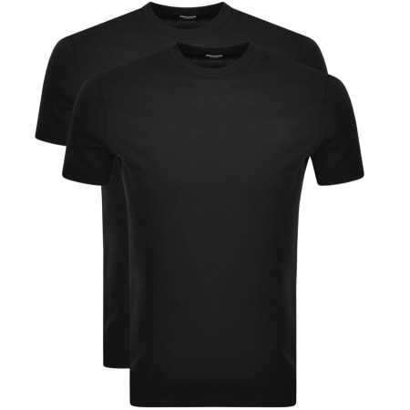 Product Image for DSQUARED2 2 Pack T Shirts Black