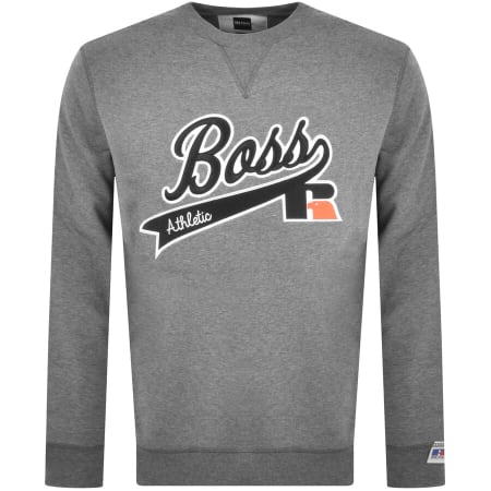 Product Image for BOSS X Russell Athletic Stedman Sweatshirt Grey