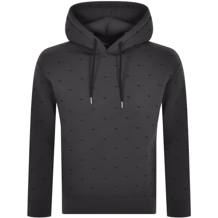 Product Image for Emporio Armani Logo Hoodie Grey